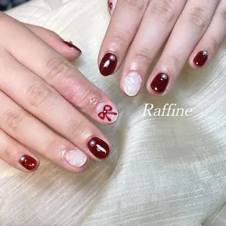 ネイル RAFFINE haru🦋🩵のネイルデザイン