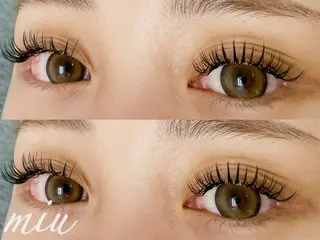 マツエク・マツパ miunail Minamiのマツエク・マツパデザイン