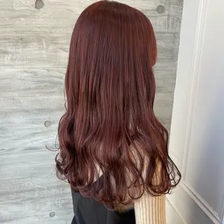 ロング カラー ParveMix 岡本えりかのヘアスタイル