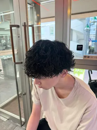 ミディアム カラー パーマ メンズ 🔥メンズパーマ特化 🔥店長中村雄樹のヘアスタイル