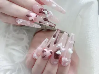 ネイル MoMoA Nail ネイル長さ出し専門店のネイルデザイン