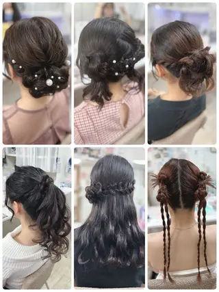 ヘアアレンジ へアセット/心斎橋 支持率No.1✨🌈のヘアスタイル