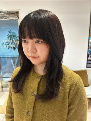 セミロング 田中 翔子のヘアスタイル