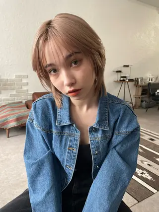 ミディアム カラー Kouta/似合わせ /パーマ/カラーのヘアスタイル