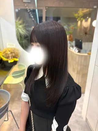 ロング カラー 🩶 HARUKA/ 韓国美髪ヘア🩶のヘアスタイル