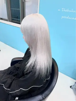 カラー 地雷系/サブカル/ ハイトーン/がーたんのヘアスタイル