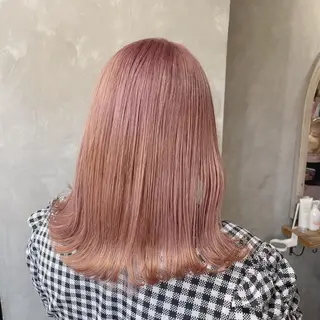 ミディアム カラー 梅田美容室 山崎海波のヘアスタイル