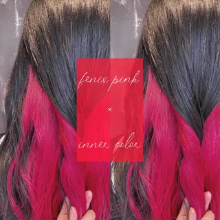 ロング カラー 川越 輝梨奈のヘアスタイル