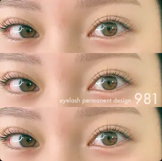 マツエク・マツパ 981 KURUMIのマツエク・マツパデザイン