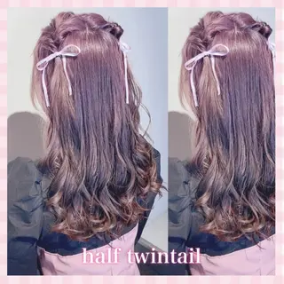 ロング ヘアアレンジ 💗ガーリーヘア🎀 saki💗のヘアスタイル