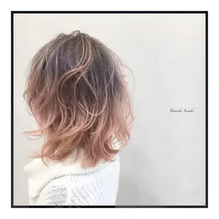 カラー ササキ トモシのヘアスタイル