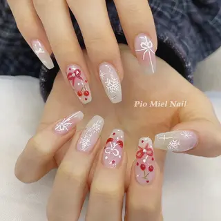 ネイル HANA 長さだしのネイルデザイン