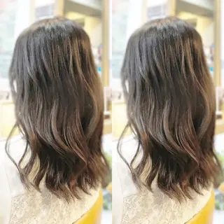 セミロング カラー 🦋韓国系指名No1 店長/圓山 祐也🦋のヘアスタイル