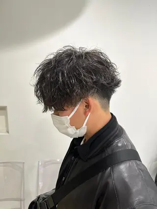 ショート カラー パーマ メンズ 【メンズサロン】 BLUCK 横浜のヘアスタイル