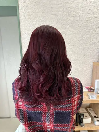 カラー 💜暖色系カラー/ ブリーチカラー💜のヘアスタイル