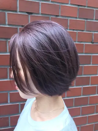 ミディアム 渋谷ハイトーン/ デザインカラー阿部のヘアスタイル