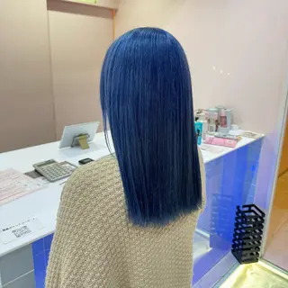 セミロング カラー 高発色/デザイン ☀️toku☀️のヘアスタイル