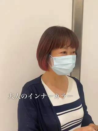 ショート カラー ❤️パーマ美容師✂︎ 井口美緒のヘアスタイル