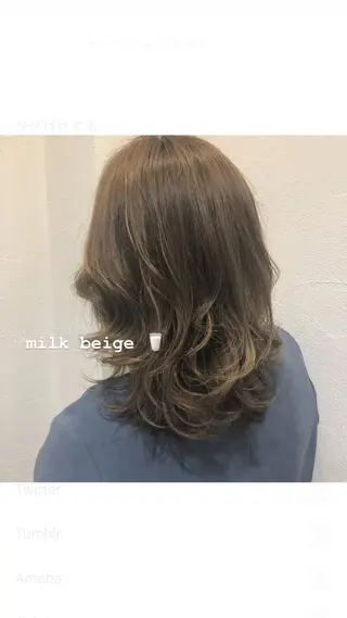 セミロング 🪞顔周りカット🪞 北里朋子のヘアスタイル