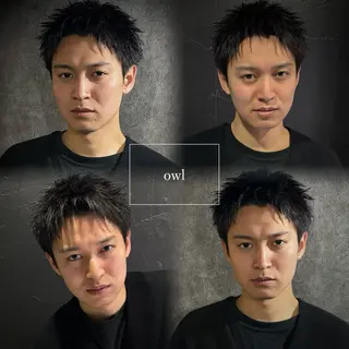 ショート メンズ スパイキーショート 心斎橋【戸兵吏駒】のヘアスタイル