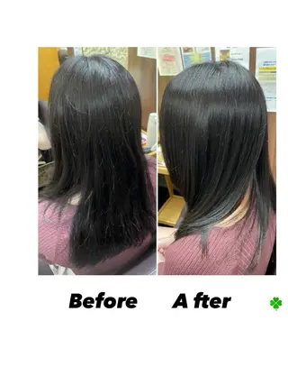 ロング katae sayoriのヘアスタイル