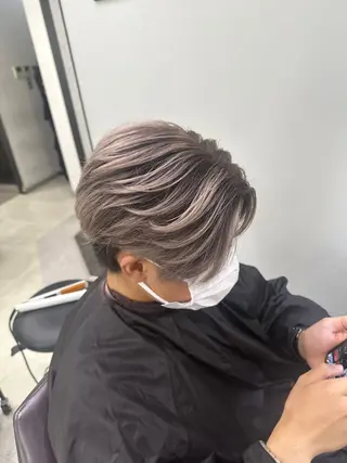 セミロング カラー 誠也/唯一無二の ルーツカラーのヘアスタイル