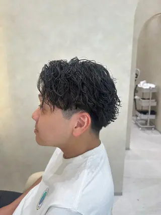 パーマ メンズ 松浦 永里のヘアスタイル