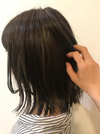 ミディアム stylist/蛯谷 珠里のヘアスタイル