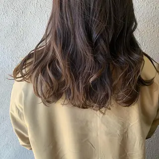 セミロング chouette/ 根本優希のヘアスタイル