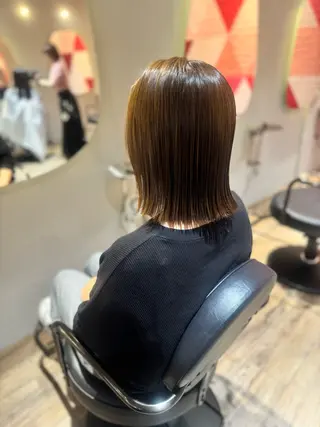 ミディアム 【天満1艶髪】潤艶/ 髪質改善🌹釣本竜哉のヘアスタイル