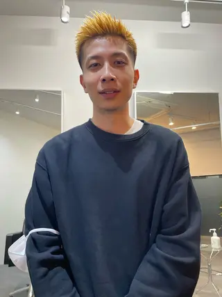 メンズ YinYang所属・川﨑 章弘のヘアスタイル