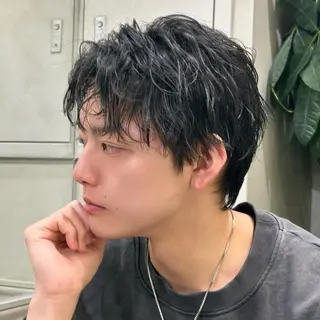 メンズ 池袋/韓国メンズヘア ❤️💙軸丸みうのヘアスタイル