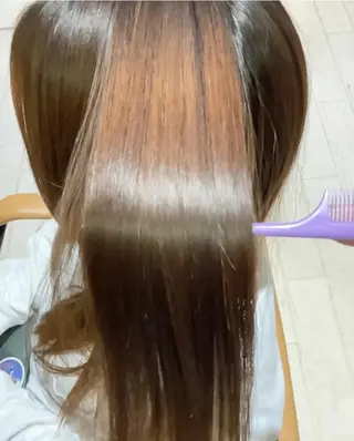 ロング ヘアデザインシュシュ所属・斉藤 三千夫のヘアスタイル