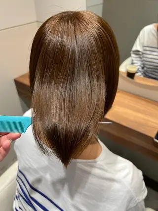 ミディアム パーマ オタク美容師💟 チバコナツのヘアスタイル