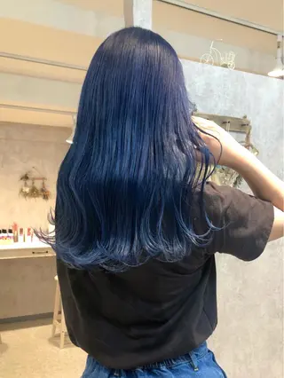 ロング カラー ヘアアレンジ 山本 史奈のヘアスタイル