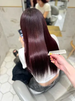 ロング カラー costes 今井芽依のヘアスタイル