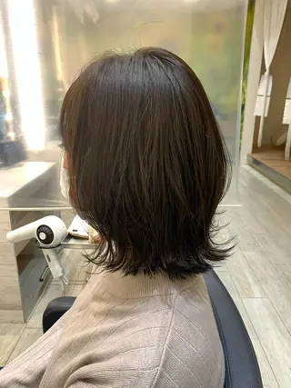 ショート レイヤー／パーマ 西山賢志のヘアスタイル