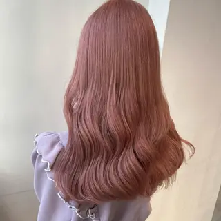 ロング トレンドモテカラー 🩷色落ちまで可愛くのヘアスタイル