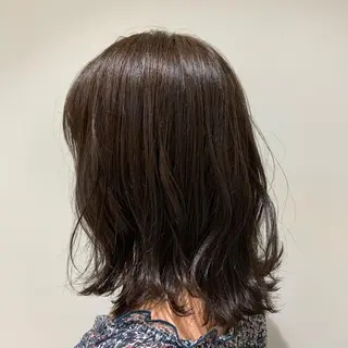 ミディアム カラー 似合わせショート🌿 ボブ🫧 乾辺真悠子のヘアスタイル