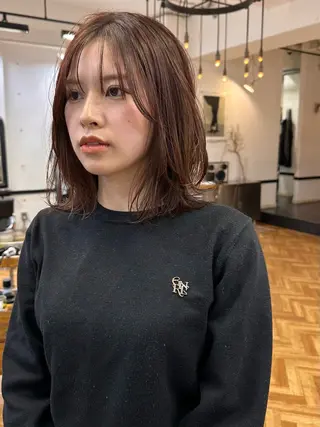 ミディアム ショートカット/ キタハラユリナのヘアスタイル