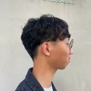 パーマ メンズ 伊東 咲織のヘアスタイル