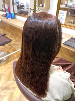 ロング ICHIGO 大山所属・emma 星野のヘアスタイル