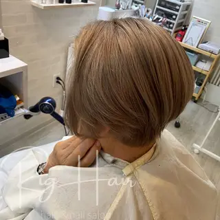 ショート カラー RigHair所属・RigHair MIZUHOのネイルデザイン