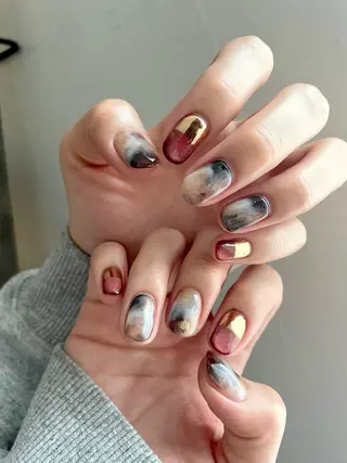 ネイル 甲府市徳行 🧸prunelleのネイルデザイン