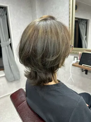 ミディアム カラー Lien 深井店のヘアスタイル