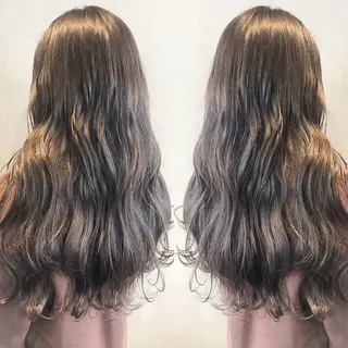 ロング 長谷川 沙紀のヘアスタイル