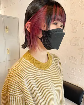 ショート カラー ヘアアレンジ satsuki 暖色・ブラウンカラーのヘアスタイル