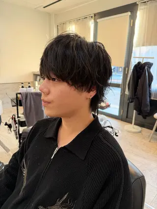 ミディアム メンズ ブリーチ/髪質改善/ メンズ/ KOKIのヘアスタイル