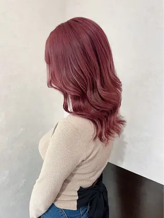 カラー nehus nagaoka所属・🖤複雑履歴ブリーチ Mizuki 🖤のヘアスタイル