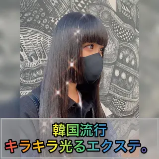 ロング カラー ヘアアレンジ マツエク・マツパ haco+所属・🌈派手髪エクステ ブレイズ🌈ひろとのヘアスタイル